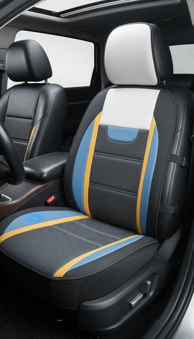 Custom-Fit Leather Seat Cover