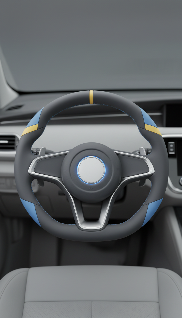 Perforated Grip Steering Wheel Cover