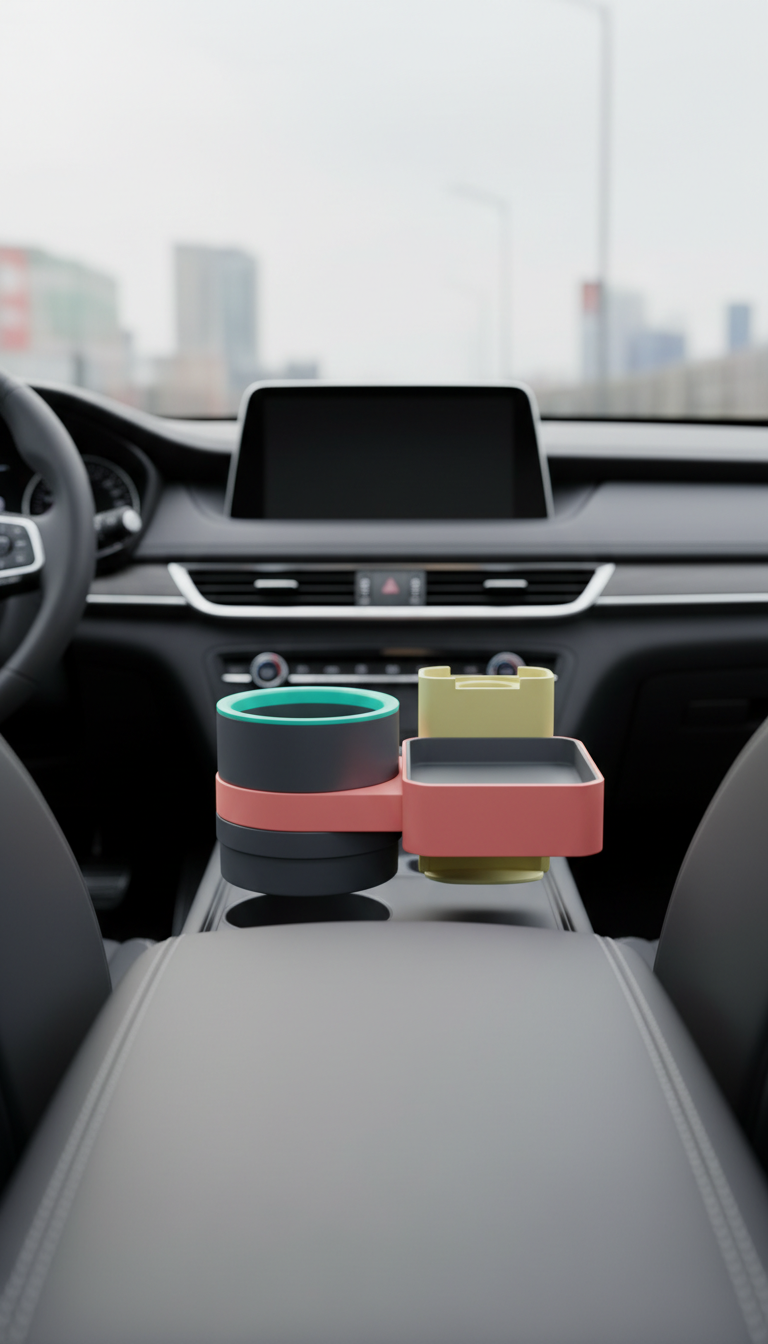 Modular cup holder kit in mint pop
